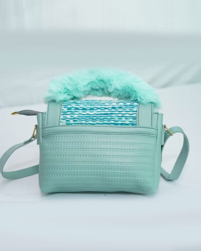 Aqua Blue Waves Handbag