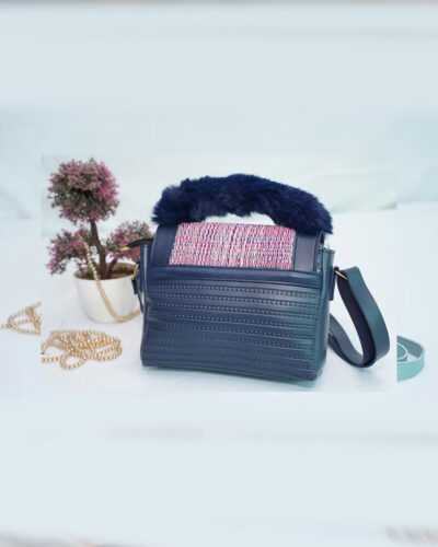 Newey Blue & Pink Handbag