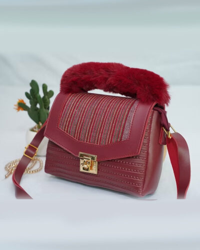 Maroon Red Hand bag